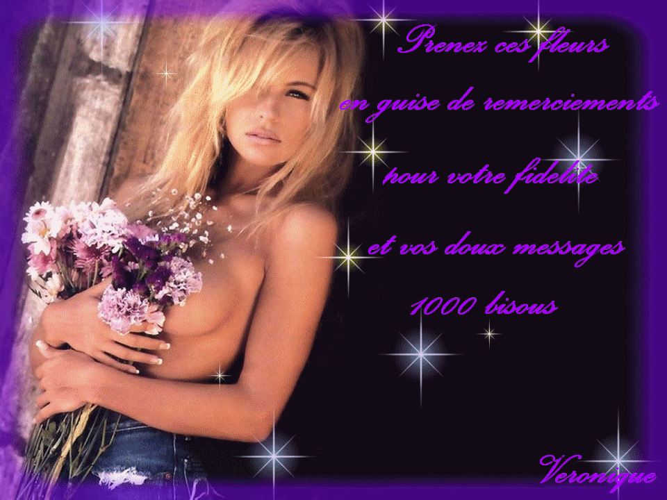 des fleurs pour dire merci