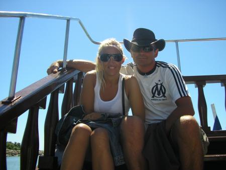 un gros baiser des vacances